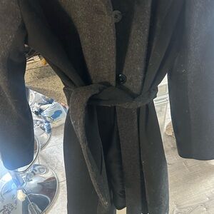 Calvin Klein heavy charcoal gray Pea Coat